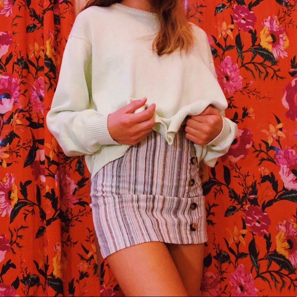 tillys striped skirt